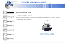 Tablet Screenshot of p-s-w.eu